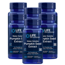라이프익스텐션 수용성 호박씨 추출물 함유 베지 캡슐 60개입 x 6병 Life Extension - Water-Soluble Pumpkin Seed Extract (60 vc), 60캡슐 x 6병, 6개
