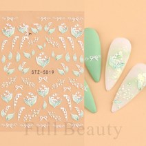 1 pc 디자인 손톱 장식 네일 접착제 손톱 장식 슬라이더 접착제 네일 데칼 SASW5D, STZ5D19