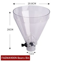 커피그라인더커피콩 그라인더 빈 빈 그라인더 호퍼 FEAMA Mazzer 900N/HC600/600AE/RF64 가정용 커피 그라, 03 Beans Bin