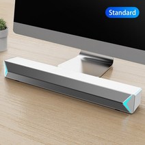 게이밍 스피커 사운드바 컴퓨터 PC 피시방 노트북 유선 2채널 화이트 D6 TV 사운드 바 B 및 무선 블루투스 홈 시어터 FM 라디오 서라운드 용 TV TV 용, 협력사, 화이트 스탠다드