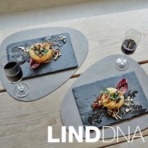 린드DNA 테이블매트/가죽식탁매트 (커브/누포/라지), 다크그린