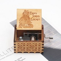 크리스마스 눈내리는 산타 보석함 캐롤 오르골 새로운 쥬라기 공원 나무 손 크랭크 할로윈, H.D 데이비 존스