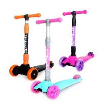 [구름과환경] [정품]21st킥보드 마카롱 스핀(접이식) 21세기스쿠터, 색상:핑크