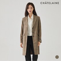 [샤트렌] 사각패턴롱자켓_HC0WJK105
