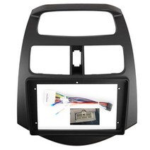 스파크 오디오 wqlsk chevrolet spark 2010-2016 용 9 인치 재, 프레임 블랙 코드