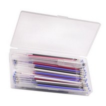 QDY 재단사 봉제 퀼트 도구에 대한 40Pcs 열 지울 수있는 직물 마킹 펜 리필, 혼합 색상