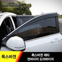트루파츠 폭스바겐 제타 썬바이저 도어바이저 윈도우바이져 1SET(4pcs), 폭스바겐 뉴 제타(11-18년식) 썬바이져