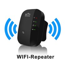 무선 네트워크 어댑터 무선-N 와이파이 리피터 300Mbps 무선 AP 익스텐더 Repetidor 802.11N/B/G 앰프 부스, 02 Black