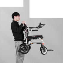 전동 휠체어 노인 전동카 접이식 여행용 경량 보행기, 휠체어-500W 모터-6A 리튬 배터리