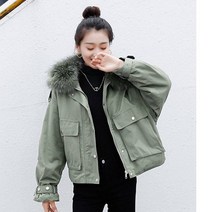 여성 퍼패딩 1743# 기모 도톰 겨울 박시 빅 칼라 코트 뉴타임즈 Z