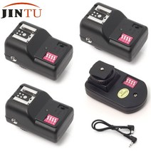 카메라동조기 무선 카메라 동조기 JINTU PT-16 16 채널 핫슈 플래시 트리거 + 3x 수신기 5D 5DII 5DIII 6D 7D 1DS 600D 550D 1100D 1000
