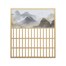 미니 칸막이 철제 식당 칸살 레스토랑 장식 카페 인테리어 사무용 병풍 공간분리, A타입 골드m2당