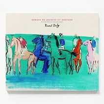 1300K 캔버스 경마장 말 액자 일러스트 그림 라울뒤피 5 6호, 단품