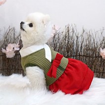 애완견 새색시 개량한복 그린 데일리 한복 명절 패션, XL