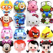 파티스 바람개비풍선묶음 10개씩, 크롱, 10개