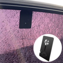 차량용 카드형 차량탈출 도구 망치 자동차 비상용, 상세페이지 참조, 1개