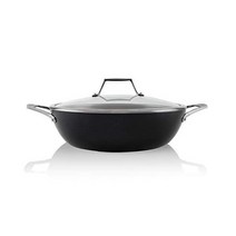 TECHEF - 오닉스 컬렉션 5쿼트/12인치 붙지 않는 다용도 일상 팬/셰프 팬 커버 포함 한국산, 12인치 셰프 팬
