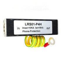 ABGZ-2X 전화 팩스 서지 보호기 천둥 기어 RJ11 Kl01-P4H 블랙 ADSL, 01 Photo Color