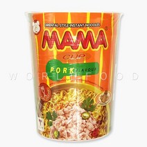 태국 마마 컵라면 포크 플레이버 70g pork flavour, 1개