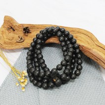 검은조림침향 108염주 12mm (침향나무 침향염주 불교염주 백팔염주 기도염주)