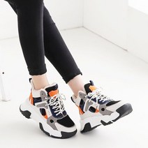 홍당무 패치 퍼트리밍 키높이 운동화 2color 5cm