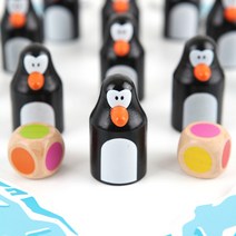 펭글루 원목 보드게임 / 4세이상 2-6인 기억력, 단품