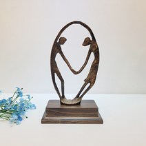 춤추는 연인 조각품 상패 스포츠 동호회 기념패 우승패 축하패 디자인 고급 원목상패 주문제작