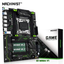 메인보드 Machinist 마더보드 X99 지원 LGA 2011 3 제온 E5 V3 V4 CPU 프로세서 DDR4 RAM 4 채널 메모리 ATX NVME M.2 MR9A 호환, 단일옵션