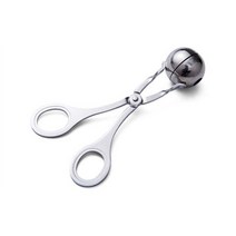 Creative 304 Stainless Steel Meatball Dumpling Machine Ice Cream Clip Dough Spoon Kitchen Gadget, S