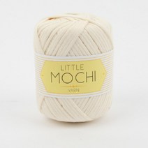 [슬로우플로우] 리틀모찌 70g [패브릭얀 뜨개실 패브릭실 가방실 소품실], 01 아이보리, 1개