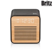 브리츠 BZ-REC200 블루투스 스피커 블랙 시계 알람