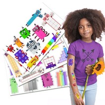 넘버블럭스 스티커 1-100 Number Blocks 28pcs