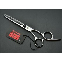 미용 이발사 가위 세트 스테인레스 Japan 440c original 6.0 전문 전문 이발사 헤어 커팅 이발, 검은 치아