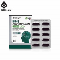 엔젯오리진 하이큐 포스파티딜세린 징코 60캡슐, 7개, 01. 60정, 60정