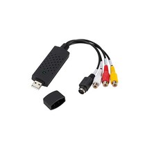 origin 비디오 테이프를 DVD에 간단 저장 USB 캡처 비디오/VHS 8mm DVD 더빙 PC 가져오기 추억의 오래된 비디오를 디지털화에 비디오 캡처 블랙 VC300BK