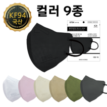 KF94 새부리형 마스크 블루마운틴 숨쉬기편한 귀편한 대형 컬러 국산, 100매입, 1개, 블랙 10매포장