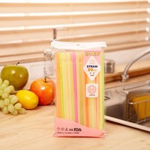 일회용 슬러시 빨대 50p 스푼타입 스트로우 카페, 단품