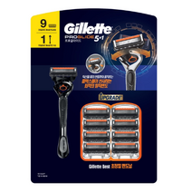 [코스트코] 질레트 프로글라이드 면도기세트 기1 + 날 9 / 신제품 / 4시이전주문건당일발송 / 5중날 / 초정밀 면도 / 정품 /