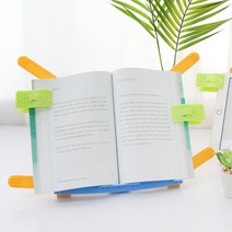 학생 선물용 파스텔 각도조절 독서대 북스탠드 가벼운독서대 필기대, 색상, 블루