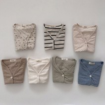 23여름 린넨 가디건 아오스타 여아 남아 카디건 아기 외출복 키즈 유아동복