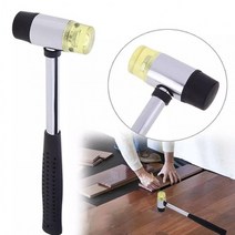 층간소음망치 고무재질 우레탄해머 목공망치 고무망치 가죽공예 타공 바닥재고정, 25mm