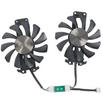 inRobert GA81S2U 12V 0.38A 75mm 4핀 그래픽 카드 팬 교체품 ZOTAC GTX960 GPU용