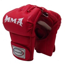 EXCEREY Boxing Gloves Workout MMA Pro Leather Training Graffiti Muay Thai Fighting Sandbag (Red10OZ), red