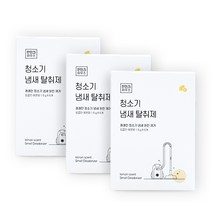 만만하우스 청소기 탈취제 필터 냄새 제거, 3박스(18개입)