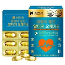 조아제약 혈행에 좋은 알티지 오메가3, 30 캡슐 x 4박스