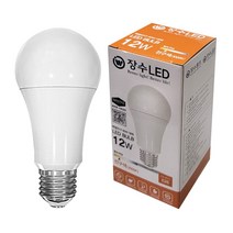 장수램프 A19 LED 벌브 전구 12W E26 색 다마