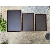 한차원 대나무 엔틱 트레이 차쟁반 3종