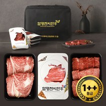 함평천지한우 1++등급 구이 선물세트 12호, 단품