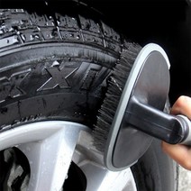 JS automotive 자동차 타이어 브러시 이물질 제거 세정 세척 솔 세차용품