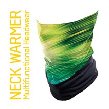 겨울철 야외활동 필수품 100% 국내 순수 자체제작 스포츠 넥워머 폴라 멀티스카프, 다이애그널그린